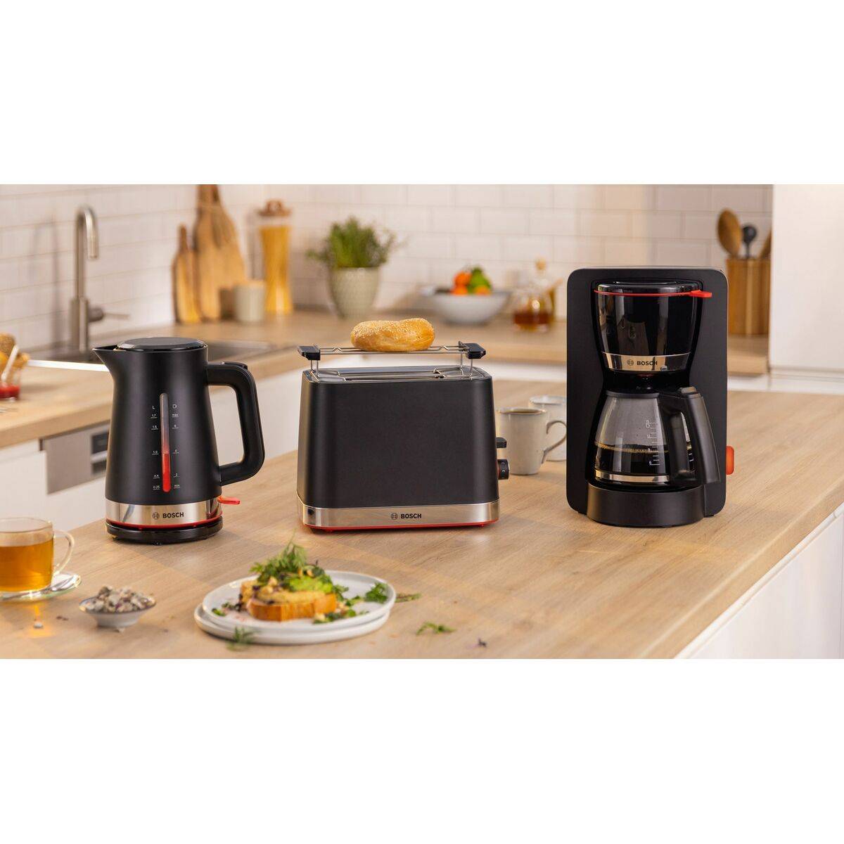 Wasserkocher BOSCH TWK3M123 Schwarz 2400 W 1,7 L (1 Stück)-1