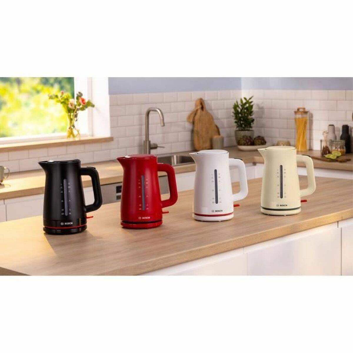 Wasserkocher BOSCH TWK3M123 Schwarz 2400 W 1,7 L (1 Stück)-3