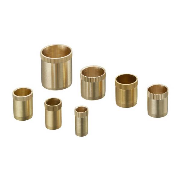 Oventrop Messing-Stützhülse für weiche Rohre 18mm mit Wandstärke von 1mm, 1029656