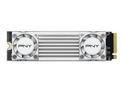 SSD 2TB PNY M.2 PCI-E NVMe Gen5 CS3150 HS white retail Multimedia-Technik Solid State Drives-0