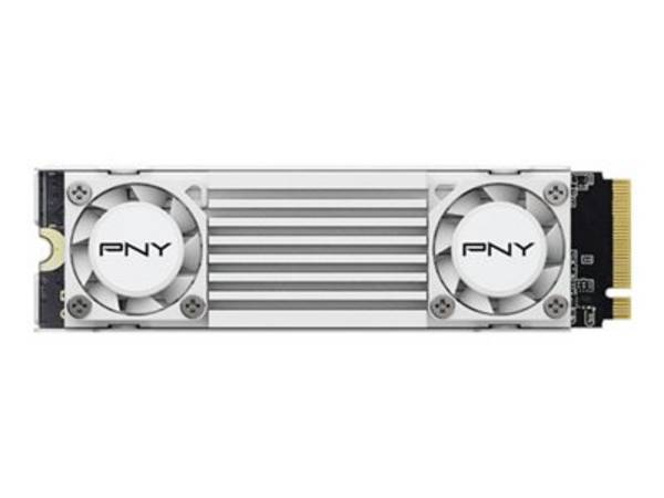SSD 2TB PNY M.2 PCI-E NVMe Gen5 CS3150 HS white retail Multimedia-Technik Solid State Drives