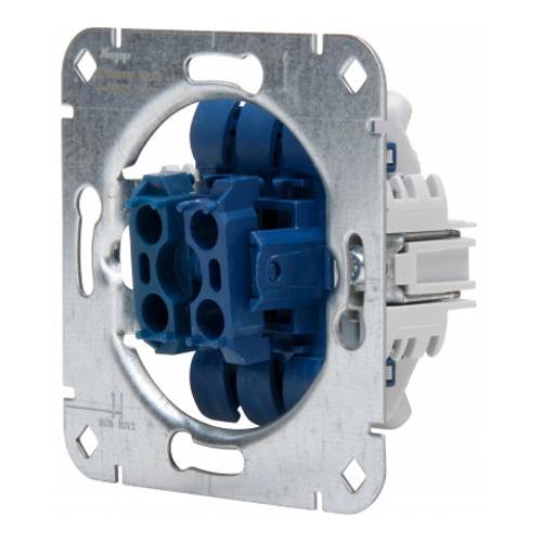 KOPP 507300001 - Unterputz Wechsel/Wechselschalter-Sockel (ohne Abdeckung | 250V | 10AX | 10A | IP20) - aluminium-1