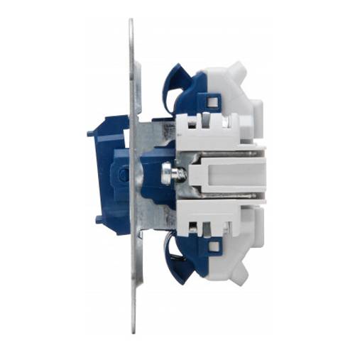 KOPP 507300001 - Unterputz Wechsel/Wechselschalter-Sockel (ohne Abdeckung | 250V | 10AX | 10A | IP20) - aluminium-3