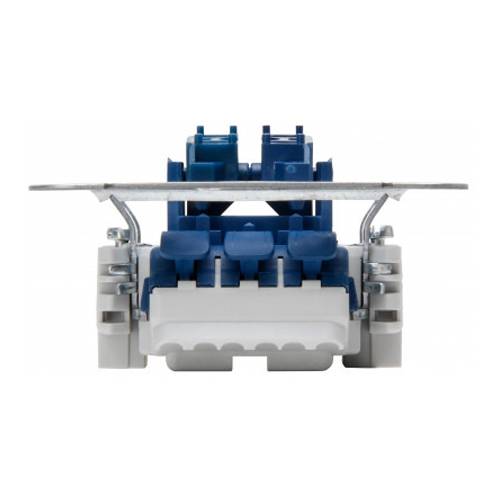 KOPP 507300001 - Unterputz Wechsel/Wechselschalter-Sockel (ohne Abdeckung | 250V | 10AX | 10A | IP20) - aluminium-4