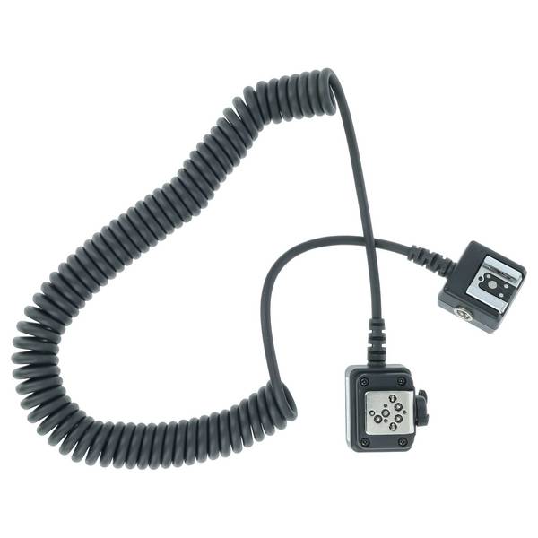 vhbw TTL Blitzkabel kompatibel mit Nikon D800E | D90, F6 Kamera, Blitzgerät - Synchronkabel, 150cm