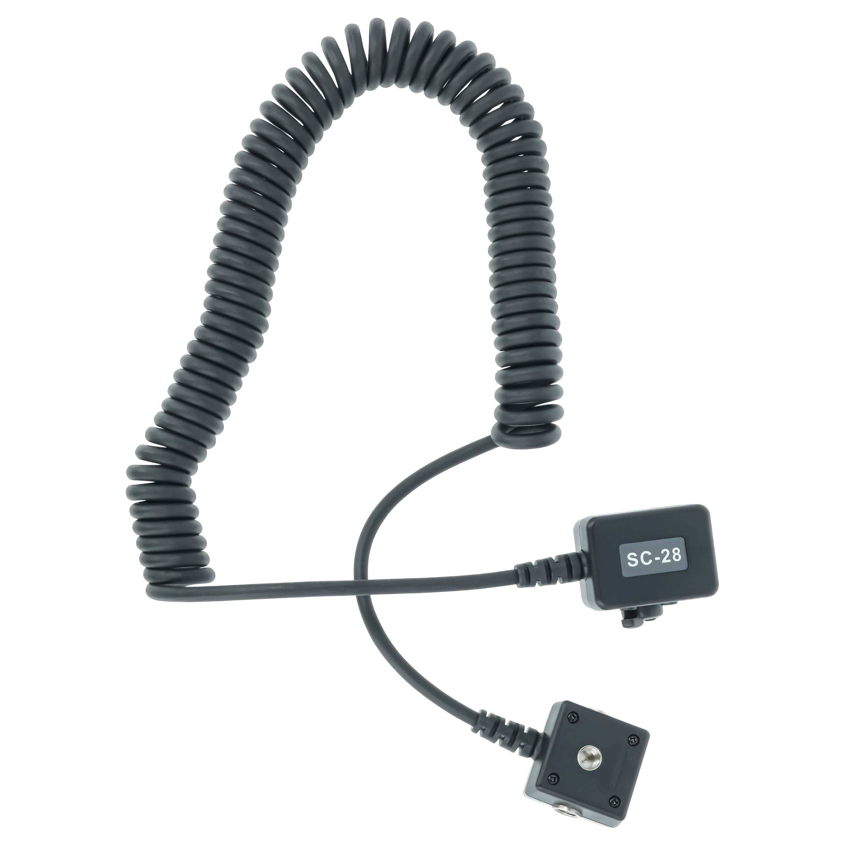vhbw TTL Blitzkabel kompatibel mit Nikon D800E | D90, F6 Kamera, Blitzgerät - Synchronkabel, 150cm-1