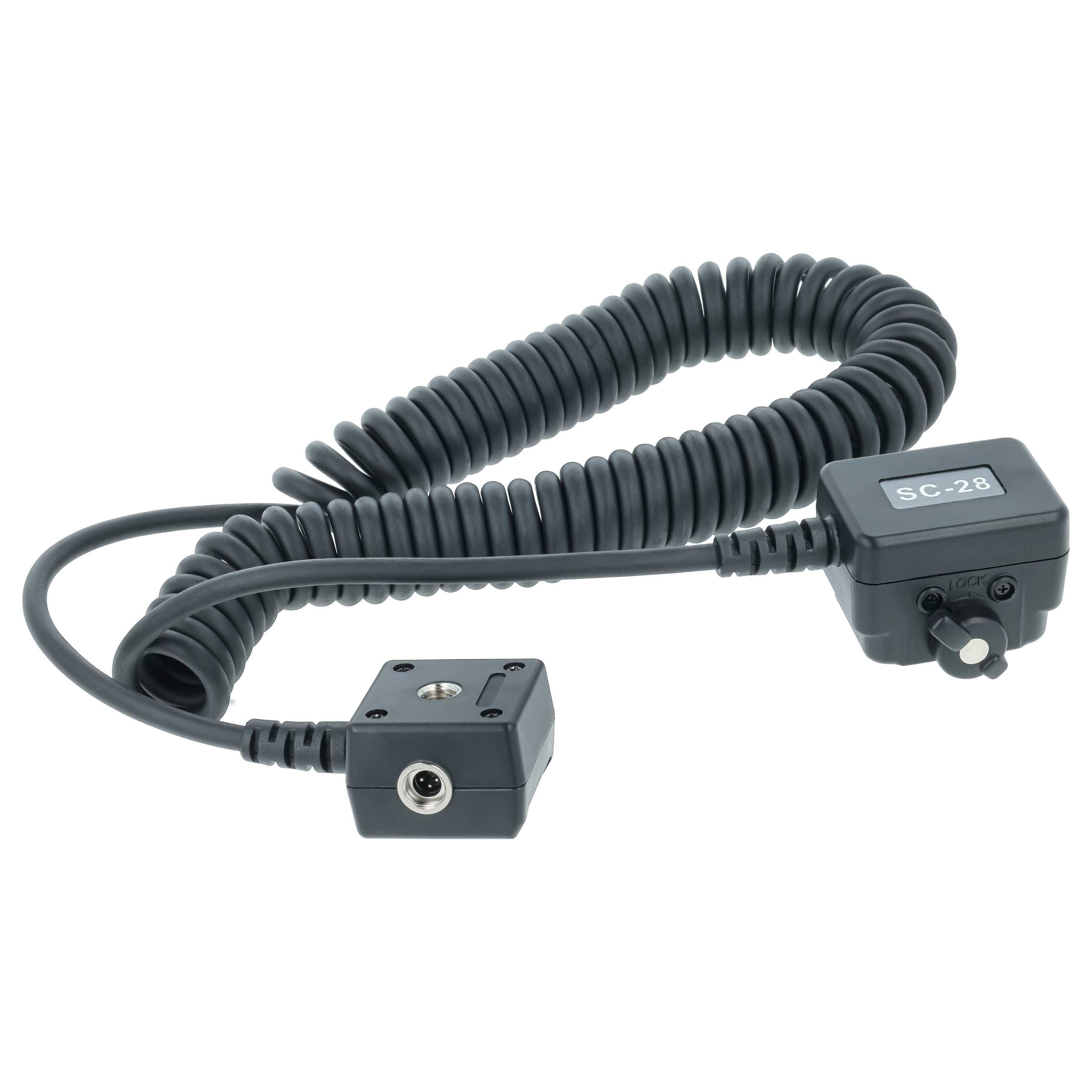 vhbw TTL Blitzkabel kompatibel mit Nikon D800E | D90, F6 Kamera, Blitzgerät - Synchronkabel, 150cm-2