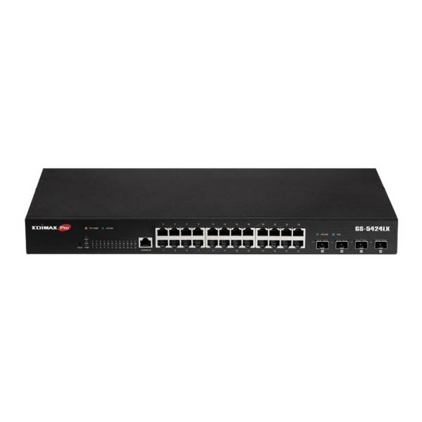Edimax Pro GS-5424LX - Switch - Smart - 24 x 10/100/1000 + 4 x 10 Gigabit SFP+ (Uplink)
