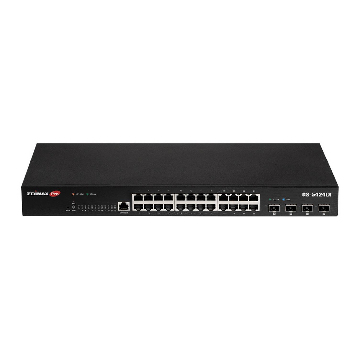 Edimax Pro GS-5424LX - Switch - Smart - 24 x 10/100/1000 + 4 x 10 Gigabit SFP+ (Uplink)-0
