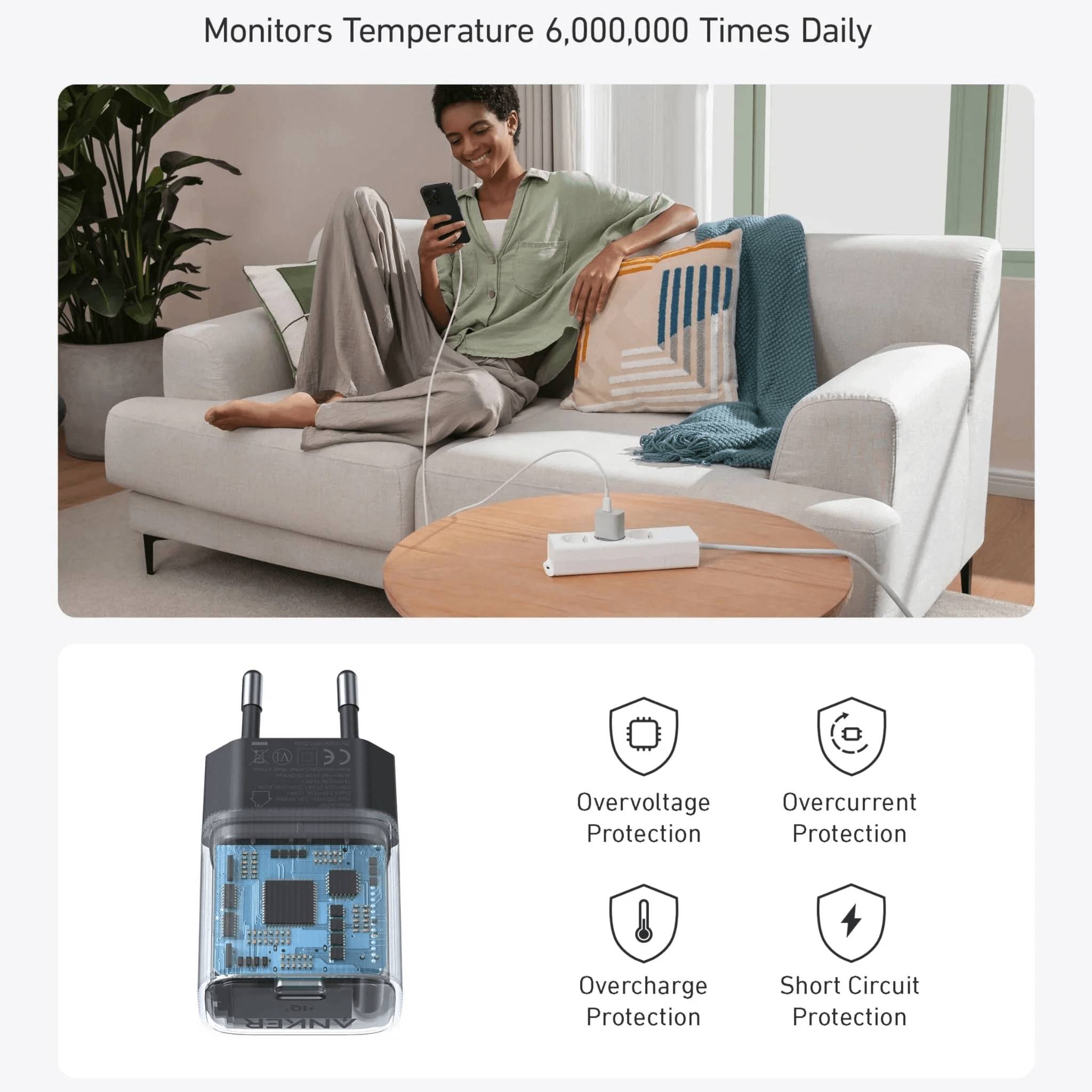 Anker Nano 30W USB-C Ladegerät, schwarz A2337G11-1