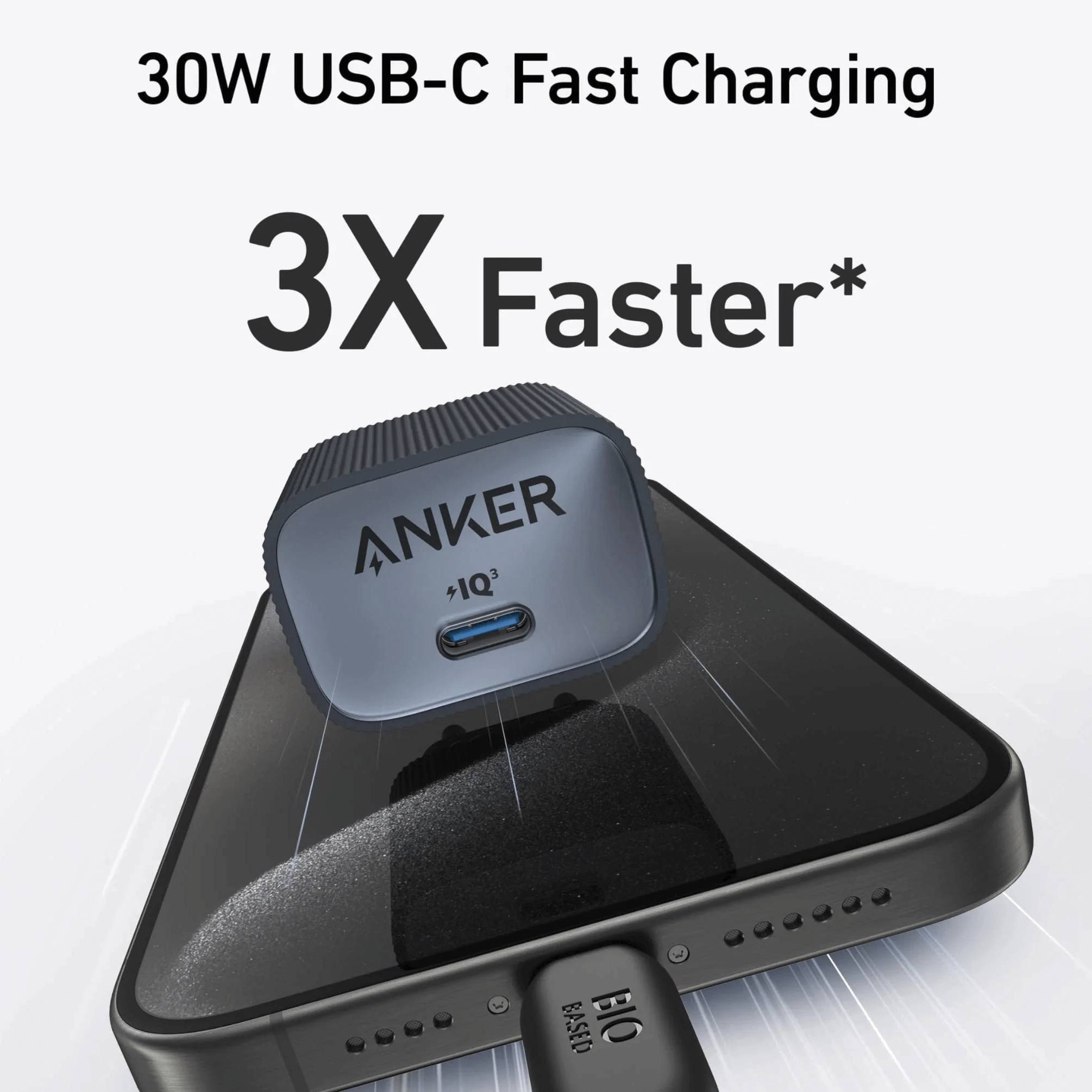 Anker Nano 30W USB-C Ladegerät, schwarz A2337G11-2