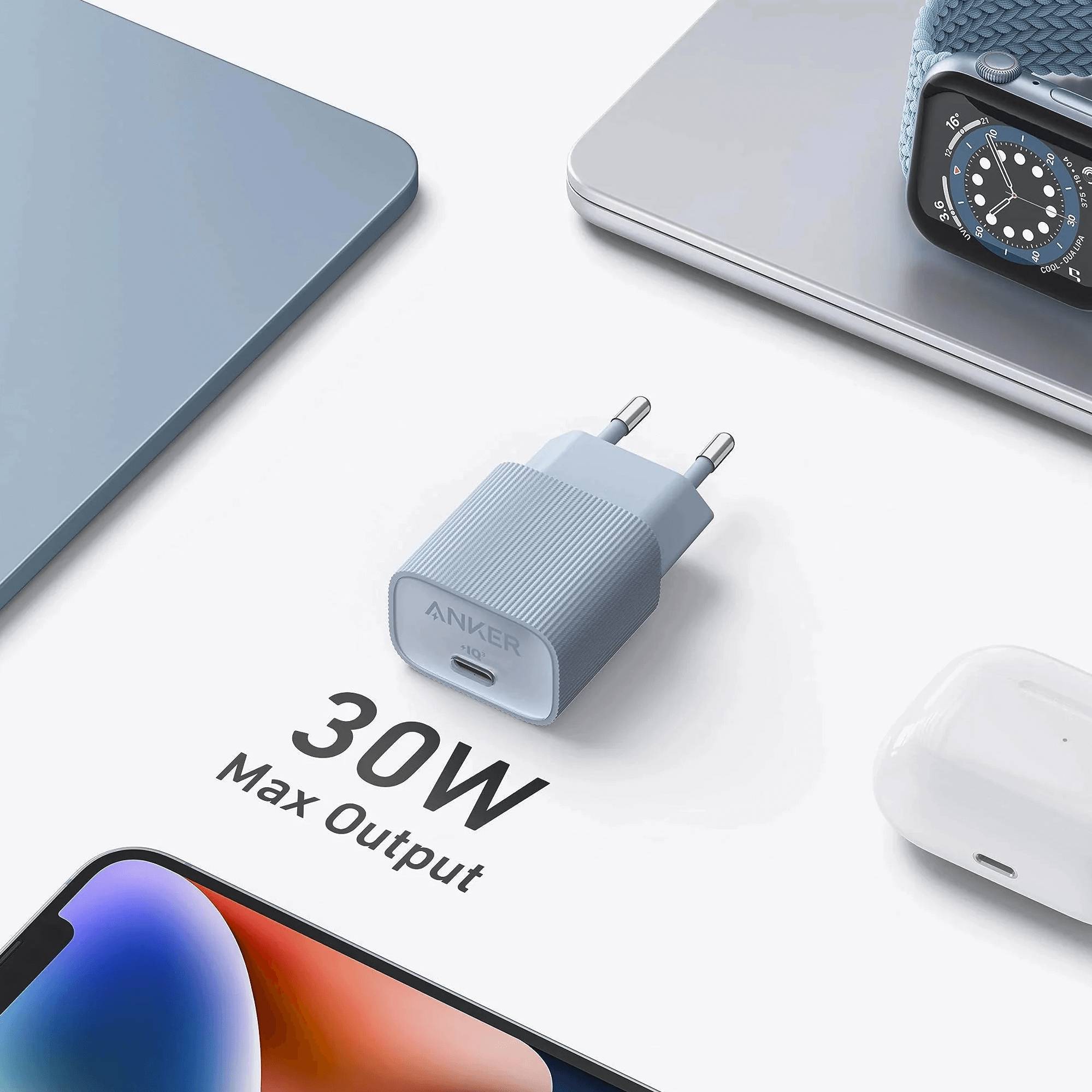 Anker Nano 30W USB-C Ladegerät, schwarz A2337G11-3