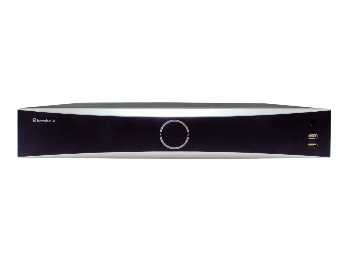 LevelOne NVR-0411 Netzwerk Videorek. PoE H.265 10TB - 16-Port - Ethernet-1