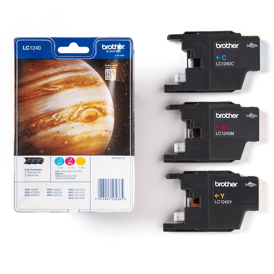 Brother LC1240 - 3er-Pack - Gelb, Cyan, Magenta-4