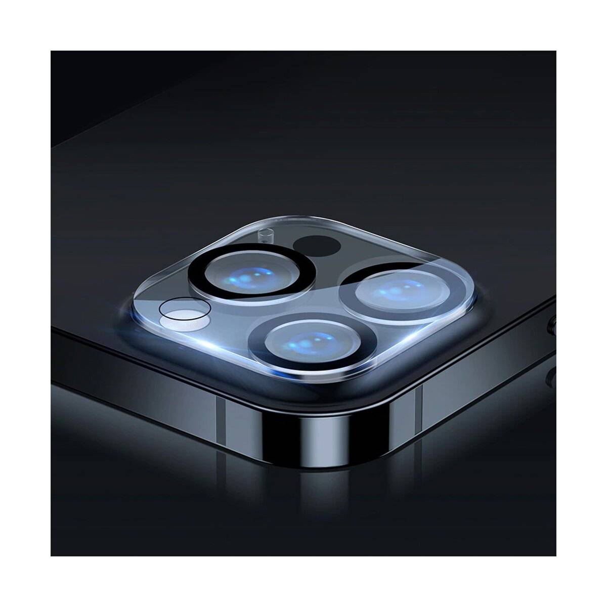 Lens Shield Glas Kameraglas kompatibel mit iPhone 16 Transparent SilkPrint-3