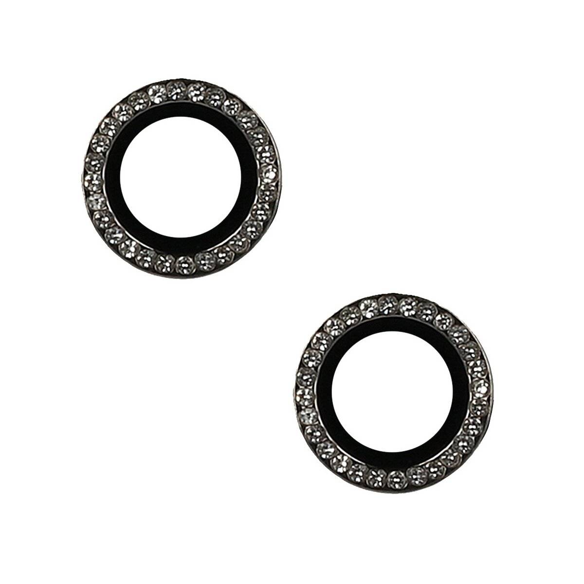 Lens Shield Glas Kameraglas kompatibel mit iPhone 16 Plus Schwarz Diamond-0
