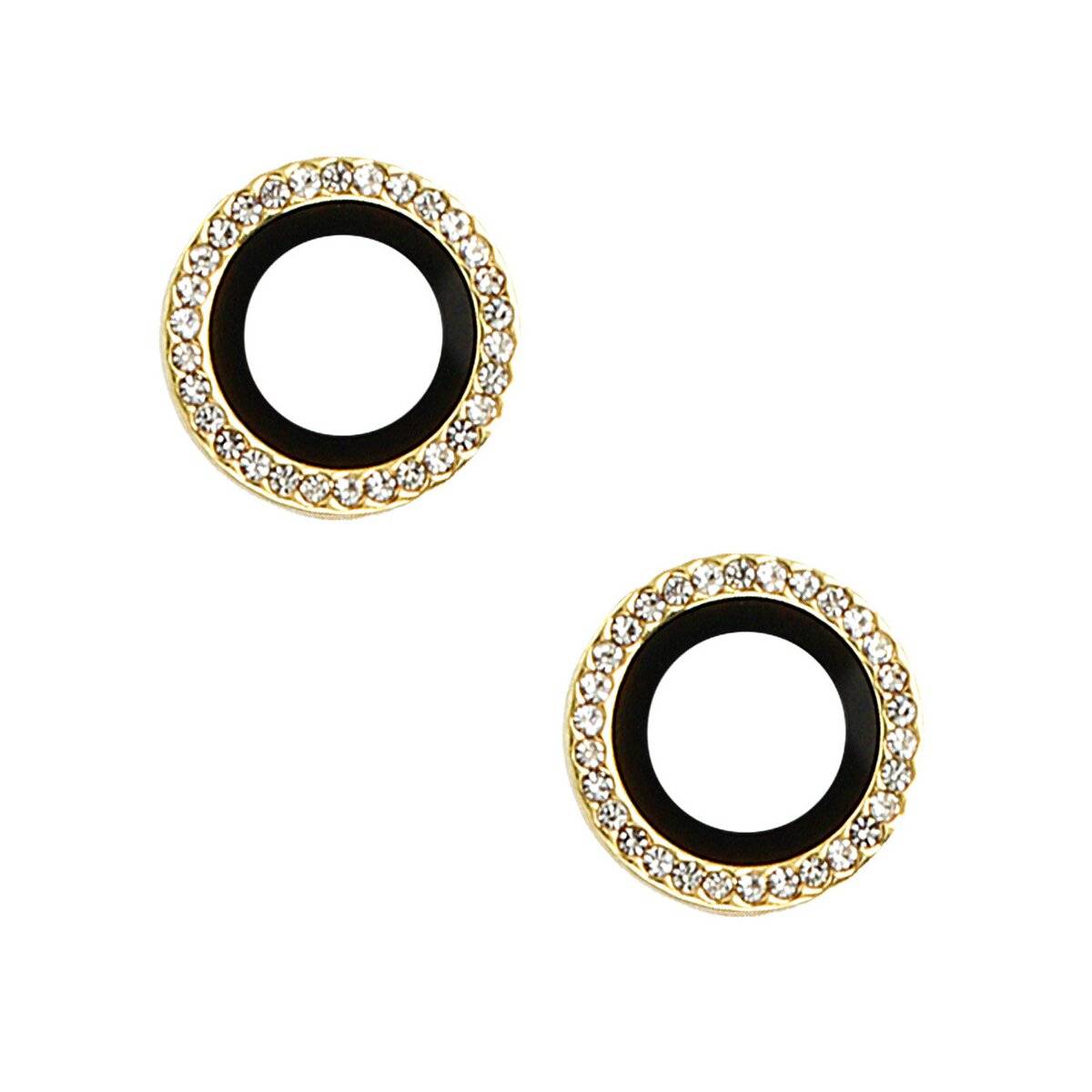 Lens Shield Glas Kameraglas kompatibel mit iPhone 16 Plus Gold Diamond-0