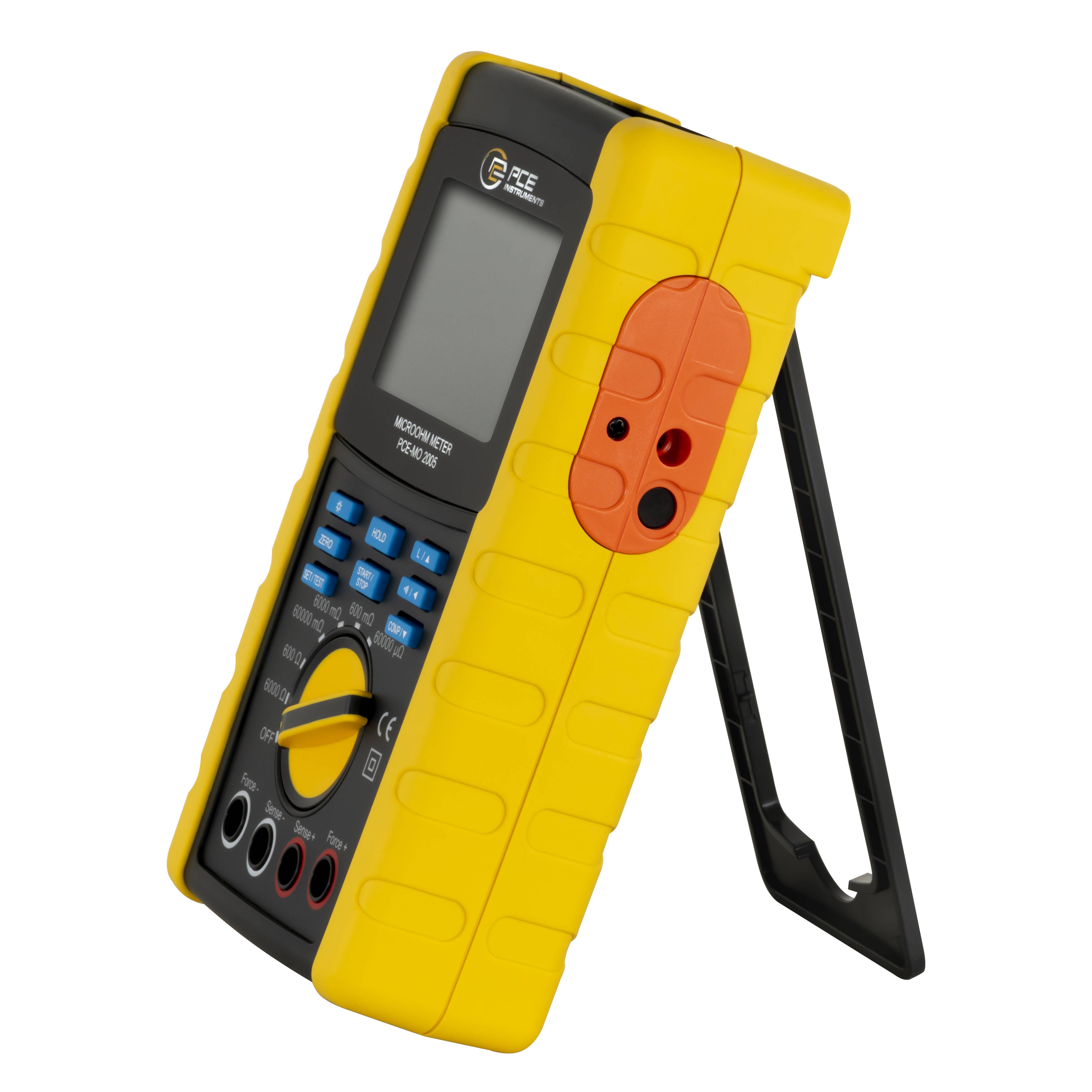 PCE Instruments Ohmmeter PCE-MO 2005 4-Leiter-Messmethode|0 µΩ..6000 Ω |6 wählbare Messbereiche |Widerstand Induktivität-1