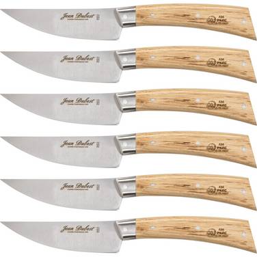 Jean Dubost Steakmesser Set 6 tlg. Eiche
