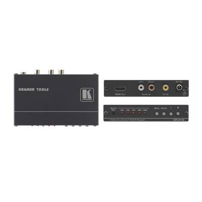 KRAMER VP-410 - HDMI-Scaler für Composite-Video & Stereo-Audio (Stabilisier-Verstärker | HDTV-kompatibel)-0