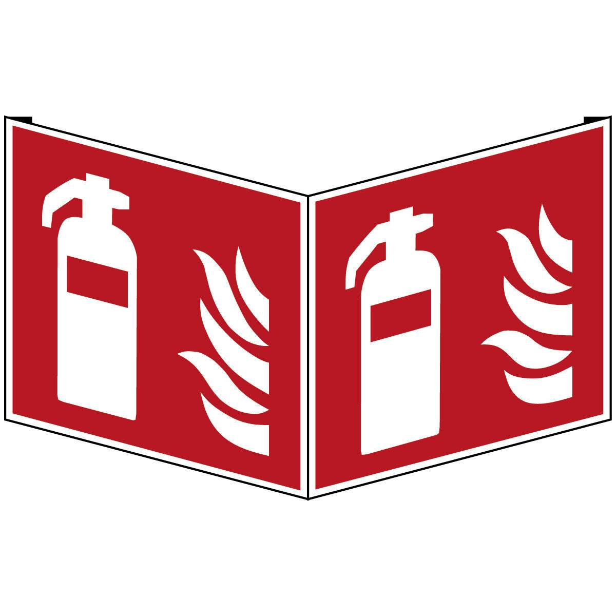 Brady ISO 7010 PIC F001; B-455; ISO 7010 Zeichen; Polyvinylchlorid (PVC); Weiß auf Rot; 20-2