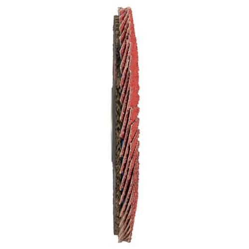 Schruppscheibe RONDELLER® D125xSmmKörnung 24 gekr.INOX/Stahl Bohr.22,23mm-1