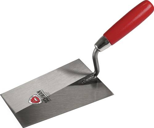 Tiroler Maurerkelle L.295mm B.115mm Holzheft,S-Hals gehärteter VA SCHWAN-0