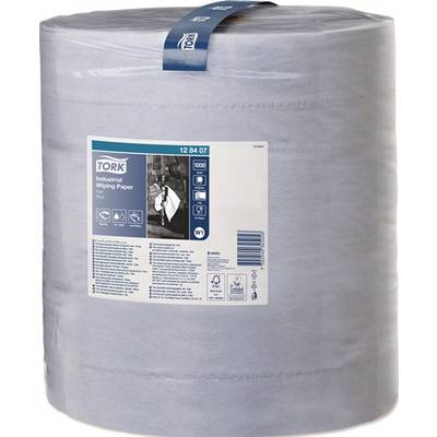 Putztuch TORK 128407 L.ca.340 mxB.ca.369mm blau 3-lagig 1000 Blatt/Rolle TORK-0