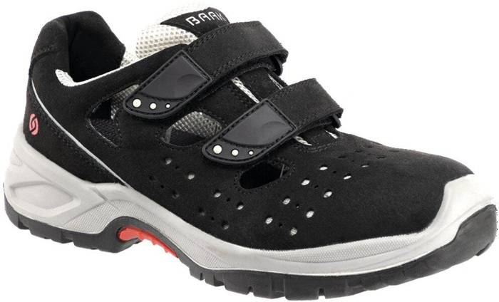 Sicherheitssandale Hardy Gr.43 N schwarz/grau Mikrofaser S1P SRC ESD EN20345-4