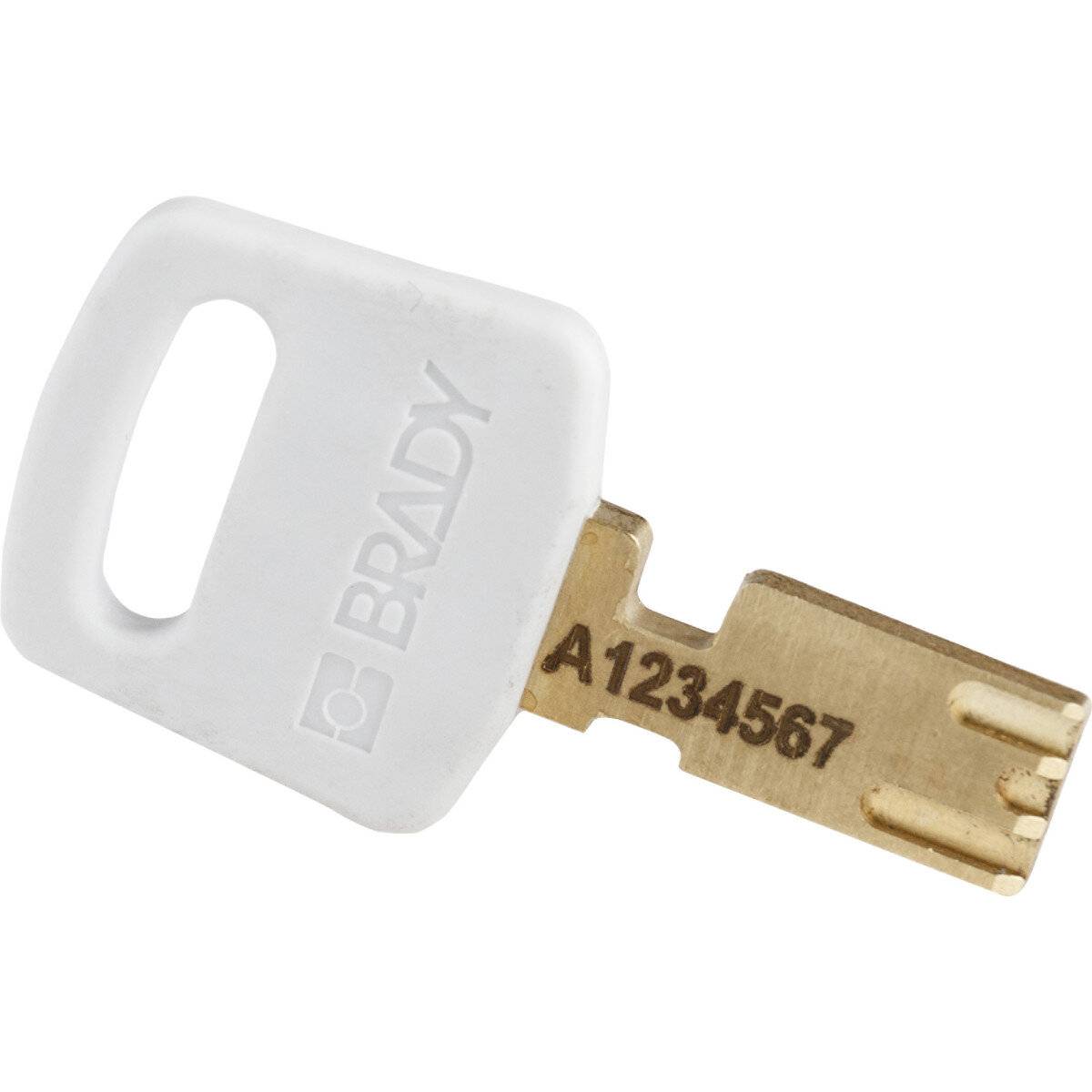 SafeKey-Vorhängeschlösser–kompakt • 3 Stück • KA • Weiß • Bügel: 25 mm-2
