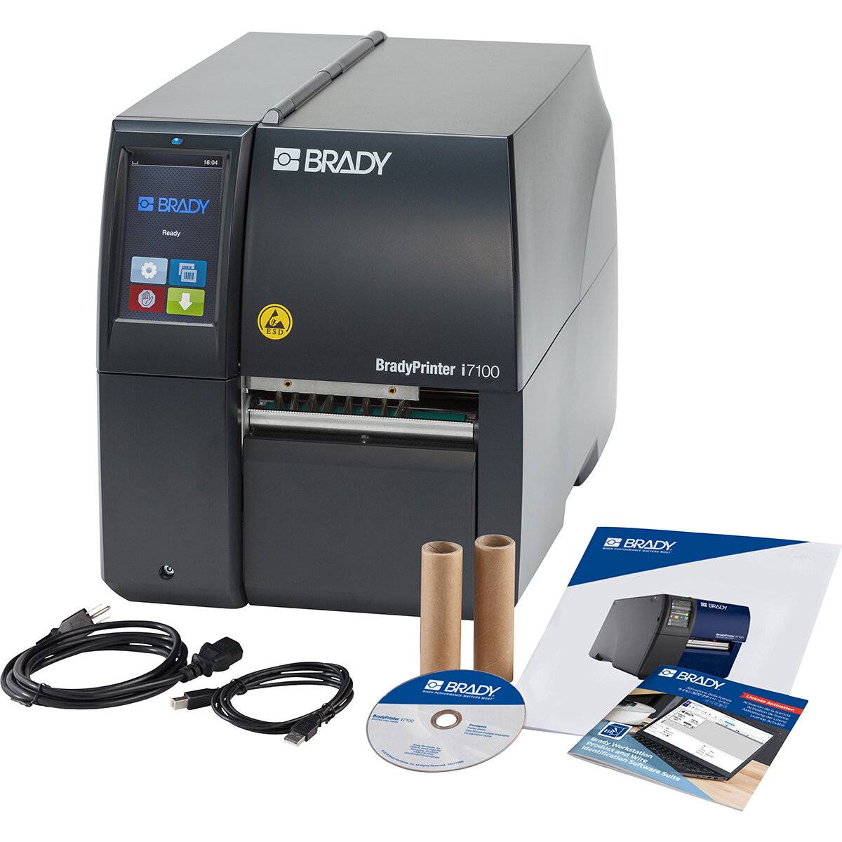 BradyPrinteri7100, 600dpi –vollständige ESD-Ausführung–EU-0