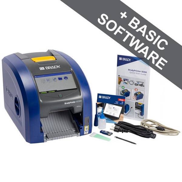 BradyPrinteri5300 Etikettendrucker für die Industrie, 600dpi, WLAN, EU