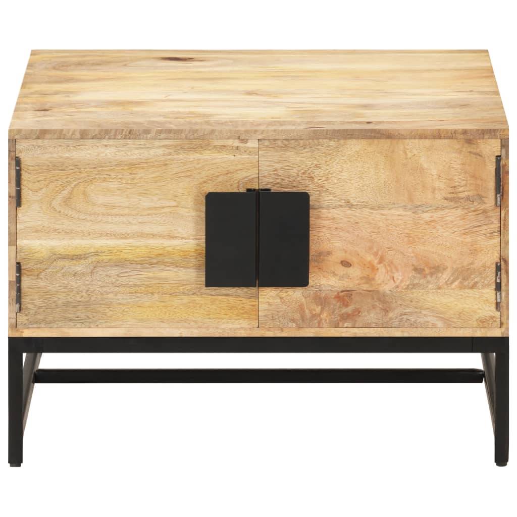 Couchtisch 67x67x45 cm Mango Massivholz-2