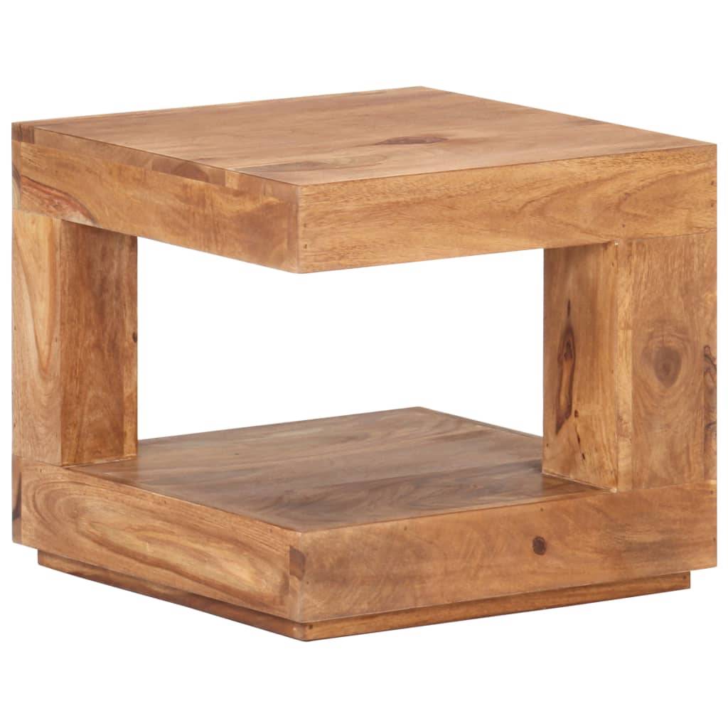 Couchtisch 45x45x40 cm Massivholz-0