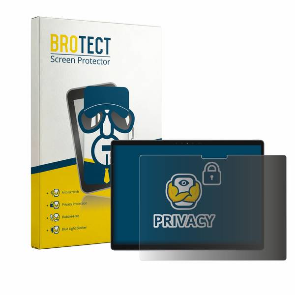 BROTECT Blickschutzfolie für Dell Latitude 7320 Detachable Anti-Spy Privacy Blaulichtschutz Sichtschutzfolie