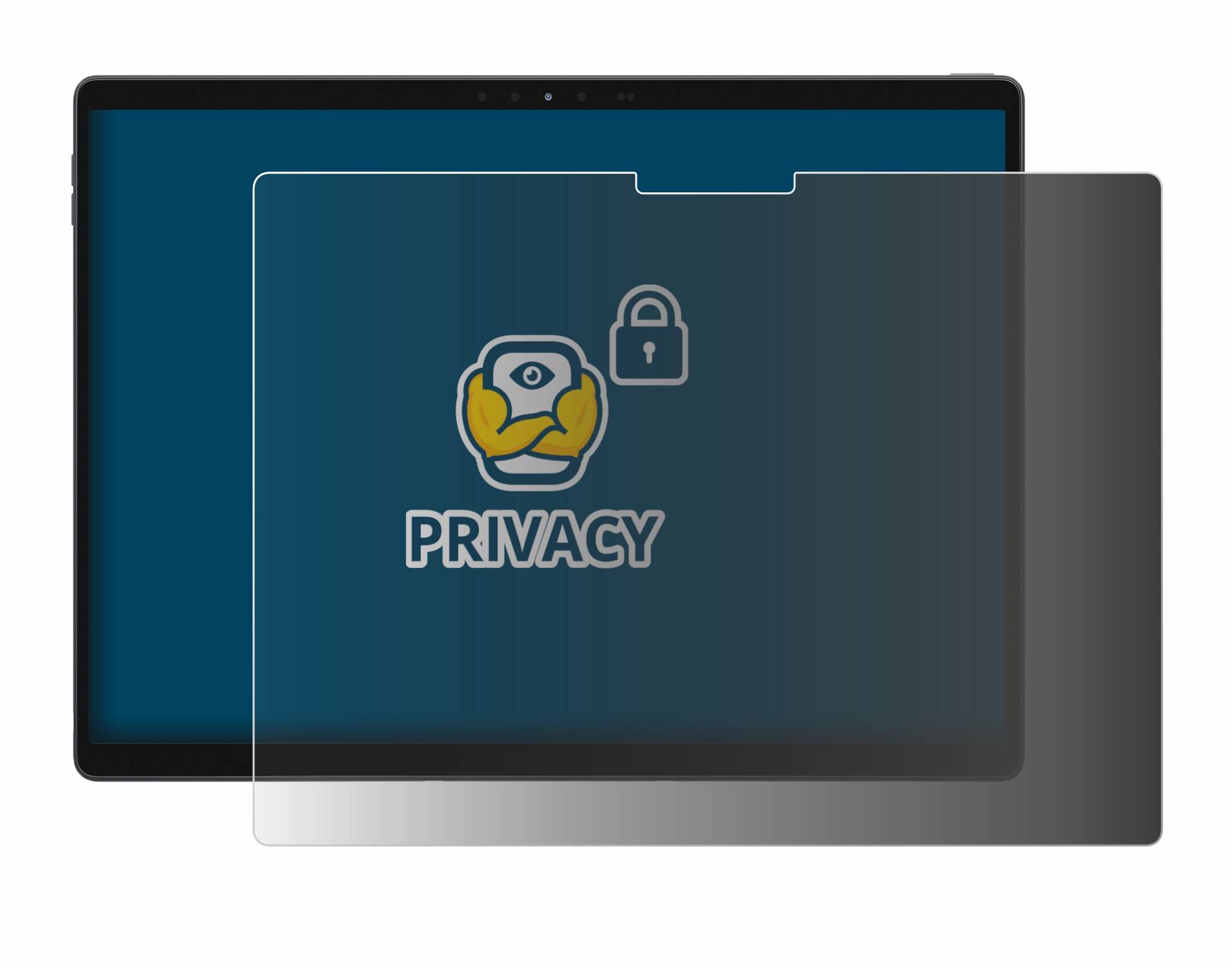 BROTECT Blickschutzfolie für Dell Latitude 7320 Detachable Anti-Spy Privacy Blaulichtschutz Sichtschutzfolie-2