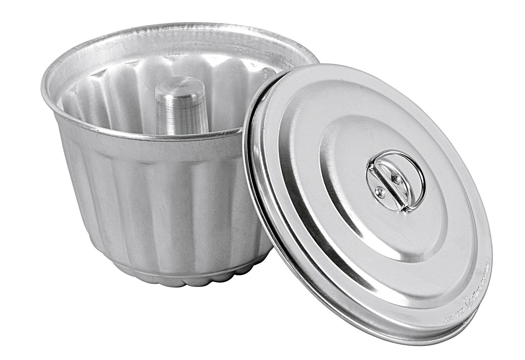 Puddingfass 200 ml Stahl silber-1