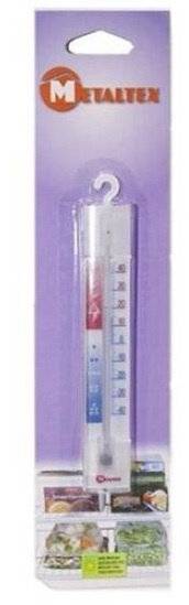 Thermometer Gefrierschrank/Kühlschrank 15,5 cm Polystyrol weiß-1