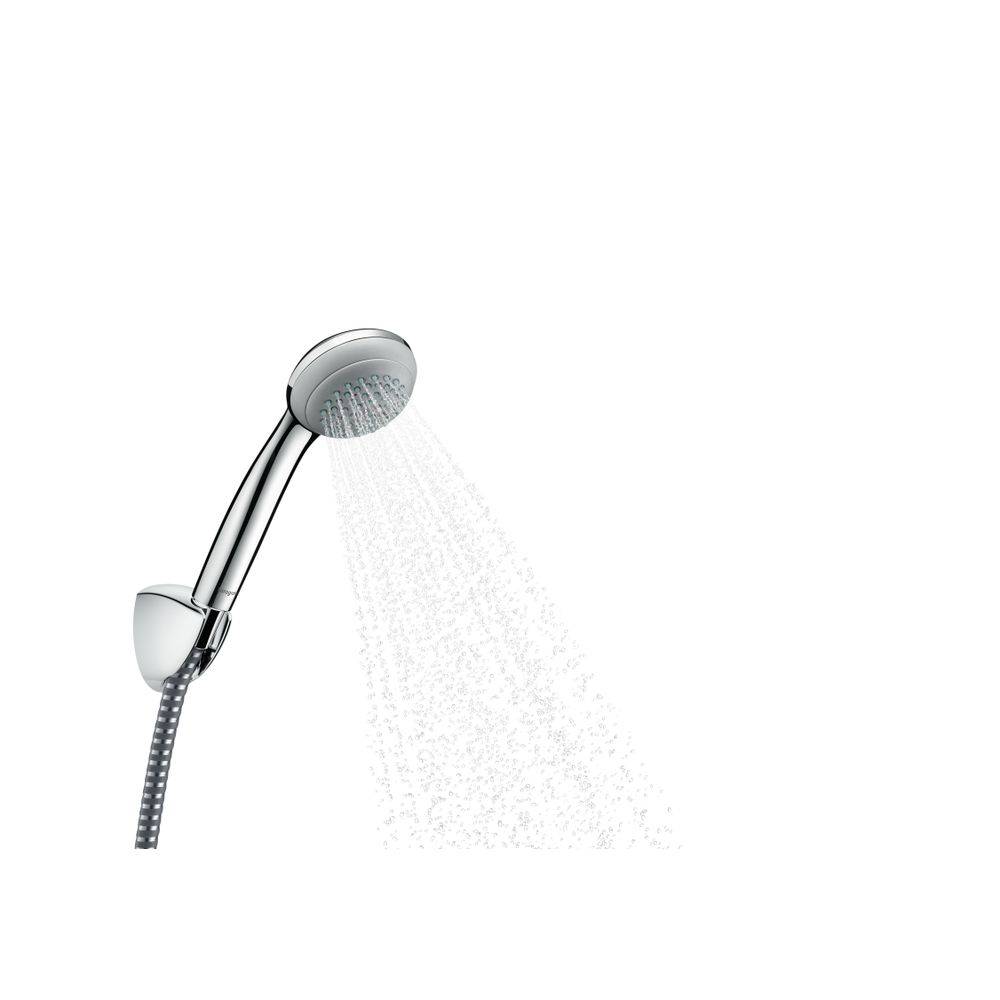 Hansgrohe Crometta 85 Brausehalterset Mono mit Brauseschlauch 1,25m, Chrom-1