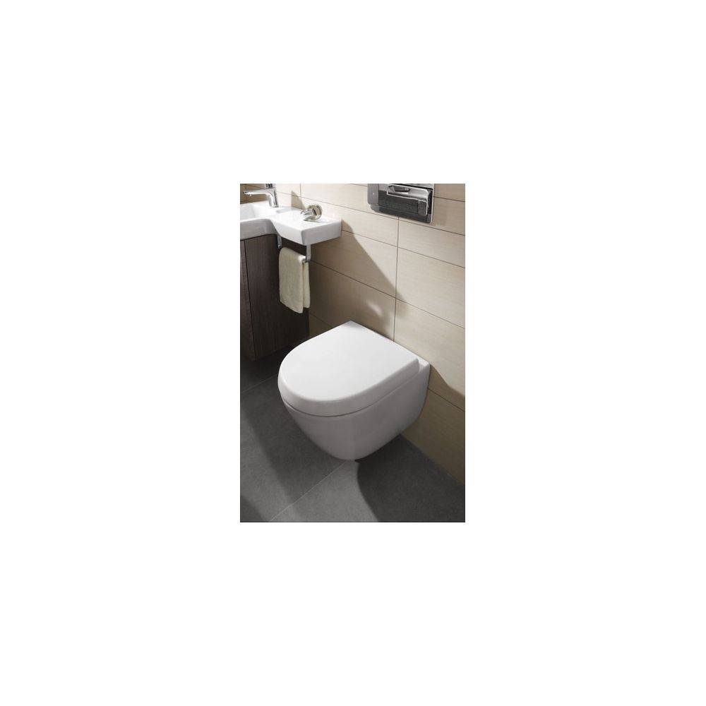 Villeroy & Boch WC-Sitz Compact Subway 2.0 360x415x55mm Oval SoftClosing QuickRelease, Weiß Alpin-1