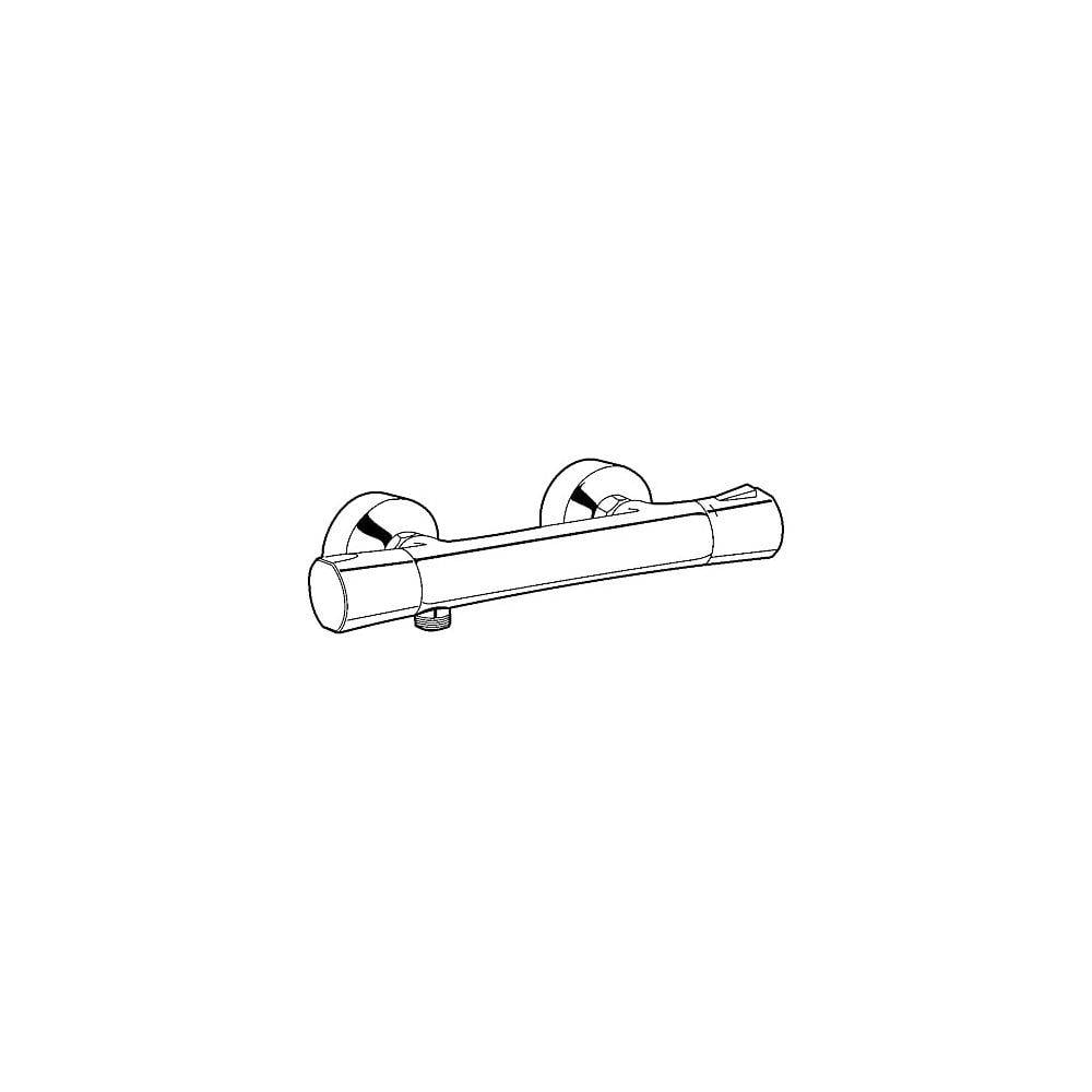 KLUDI ZENTA Thermostat Brausearmatur ohne Brausegarnitur chrom-1