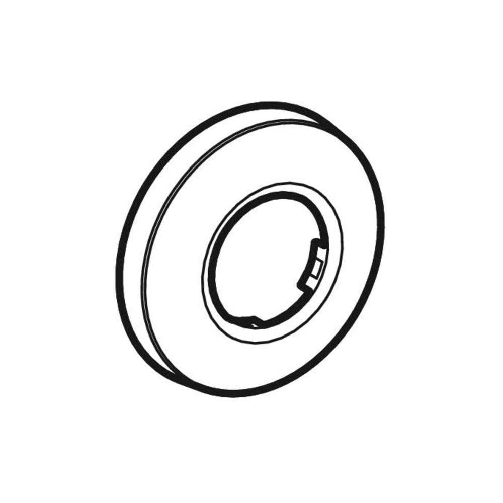 Geberit Wandrosette flach, Kunststoff, 40mm, 8,5cm, 1,5cm, Alpinweiß, 241406111-2