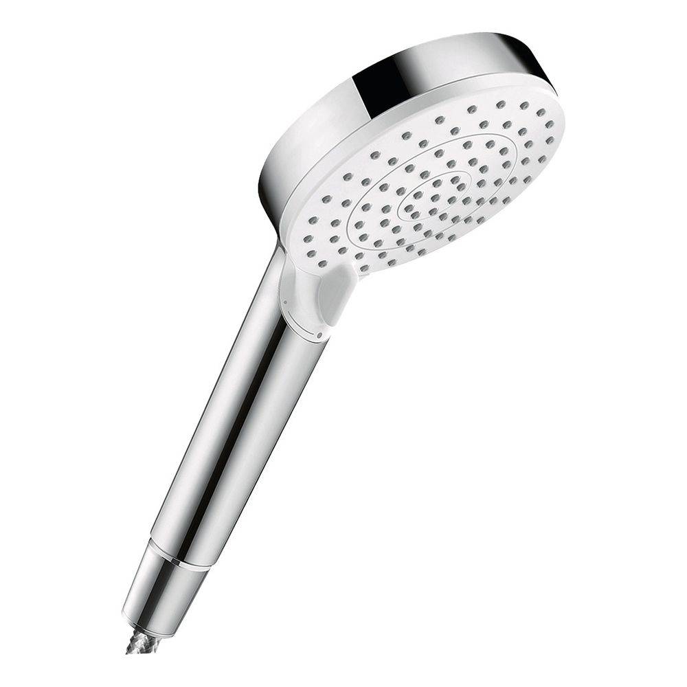 hansgrohe Crometta Handbrause 100mm Vario EcoSmart 6,7l/min, Weiß/Chrom-0