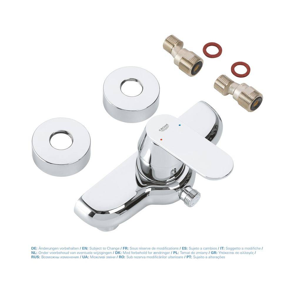 Grohe Eurosmart Brausebatterie C DN 15 Wandmontage, Chrom, 32837000-2