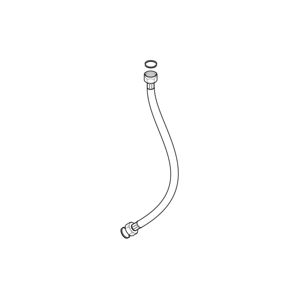 Geberit Panzerschlauch, 3/4" 80cm, Messing, 150991001-2