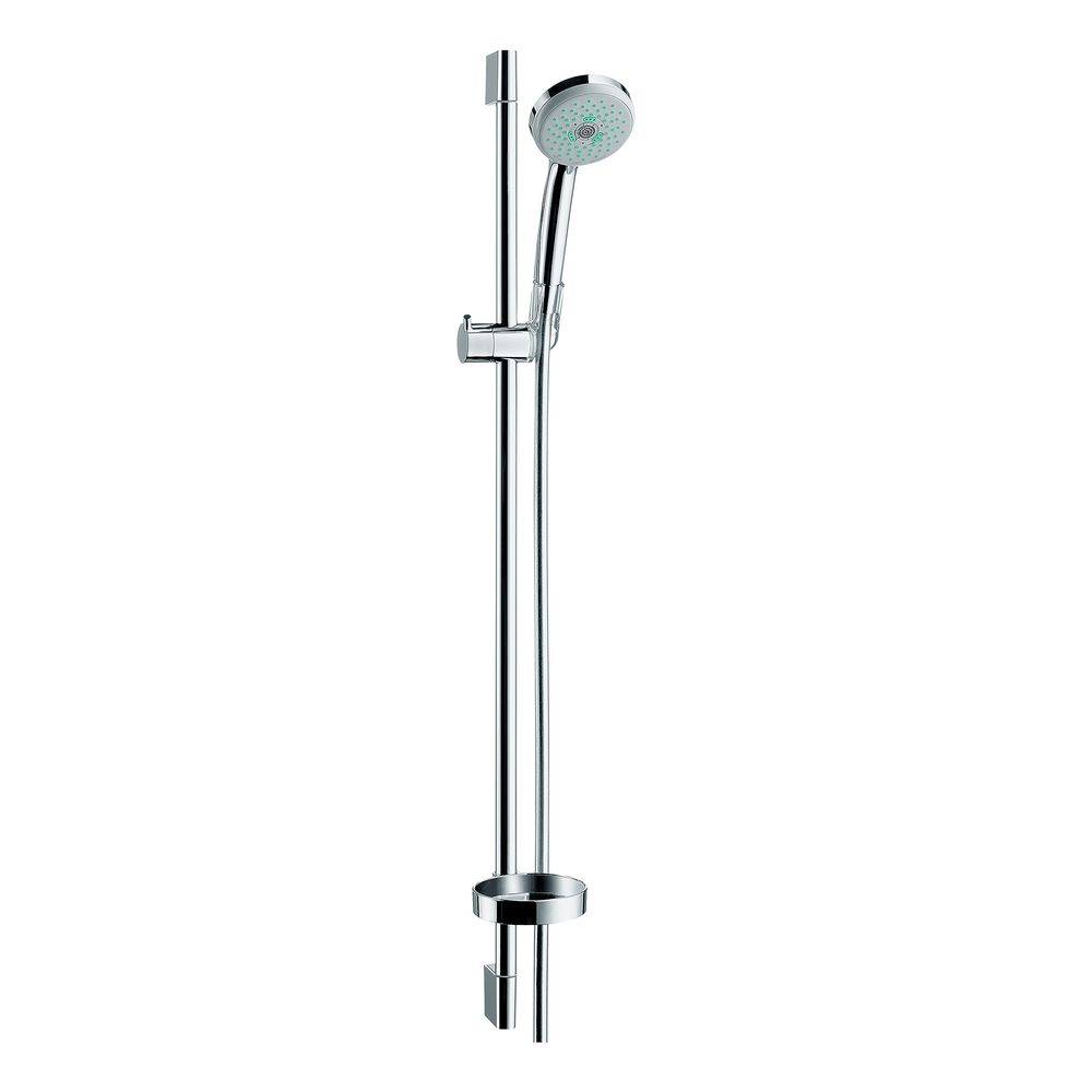 HANSGROHE Brausenset Croma 100 Multi/Unica'C 900mm chrom mit Cassetta Seifenschale