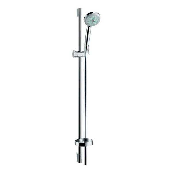 HANSGROHE Brausenset Croma 100 Multi/Unica'C 900mm chrom mit Cassetta Seifenschale