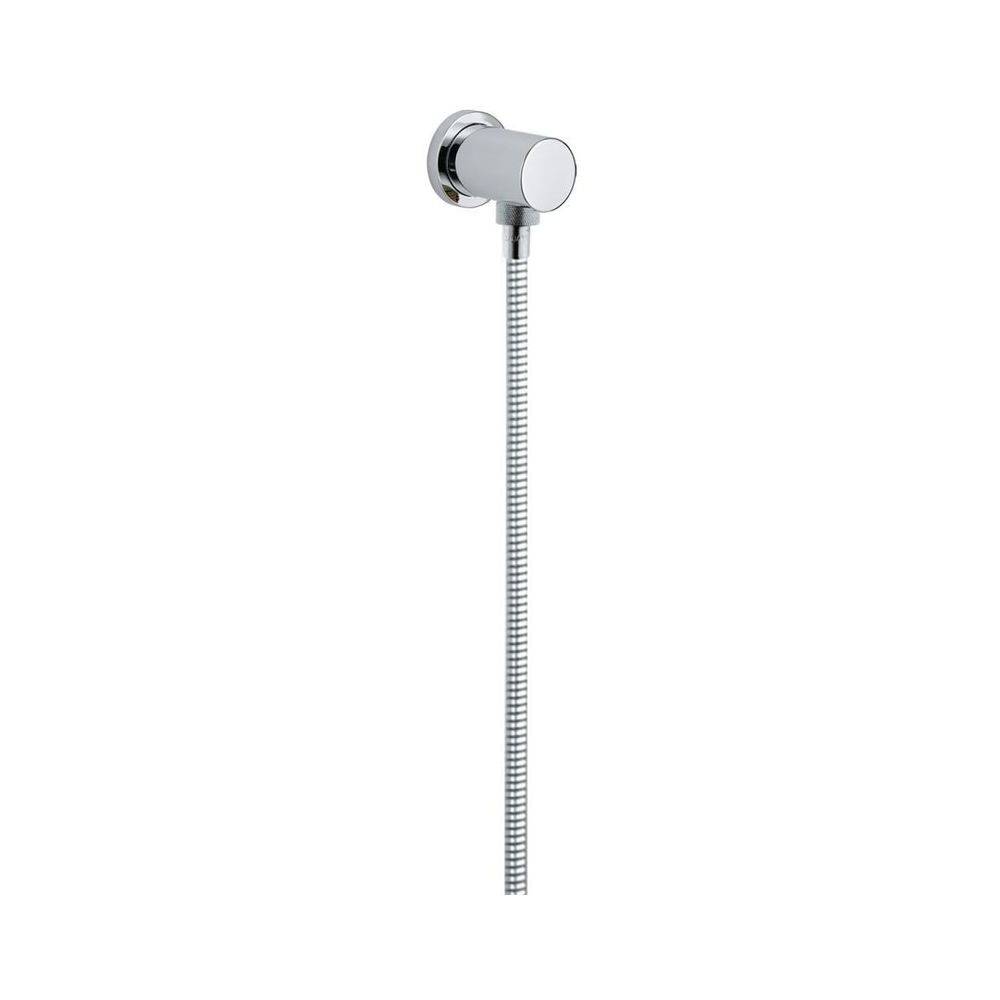 Grohe Rainshower Wandanschlussbogen, Außengewinde, eigensicher, mit runder Rosette, Chrom, 27057000-1