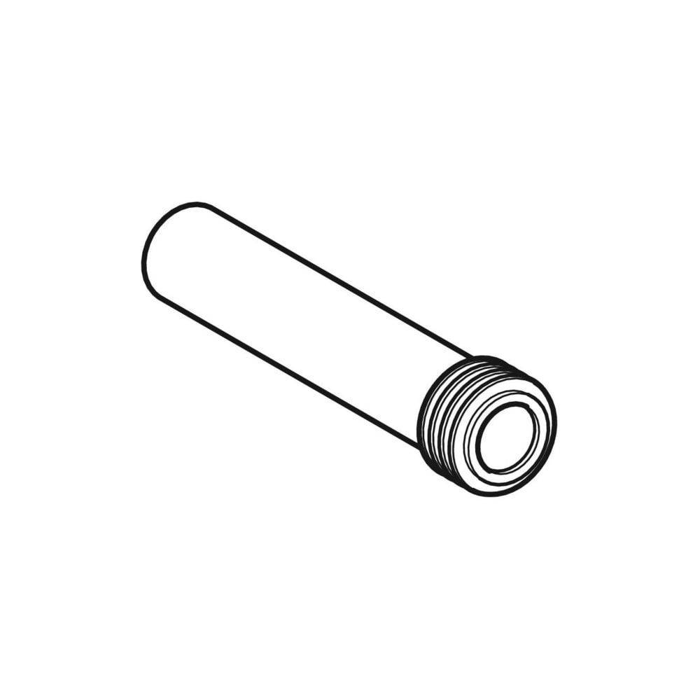 Geberit Spülbogenverlängerung, 32mm, PE-HD, Schwarz, 152489161-2