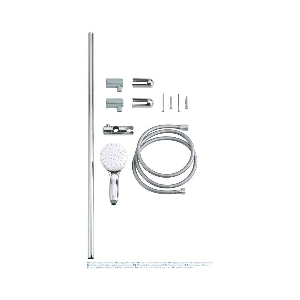 Grohe Tempesta 100 Brausestangenset 2 Strahlarten chrom 27646001-2